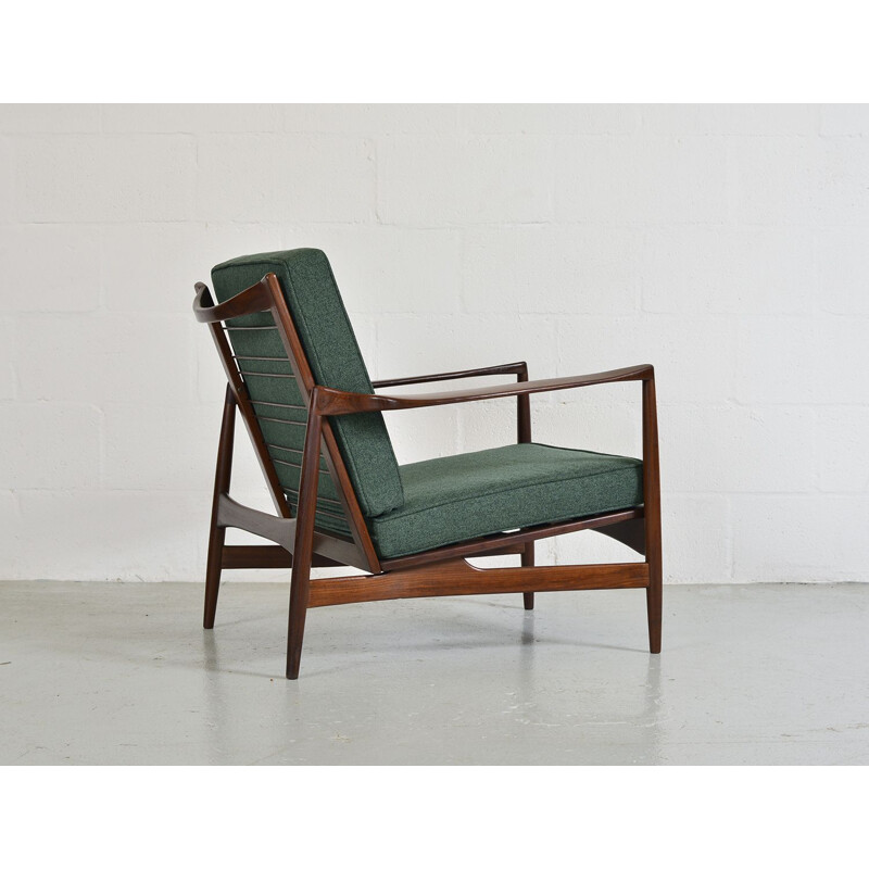 Vintage Range Afrormosia Model 6245 Teak Lounge Occasional Chair Ib Kofod Larsen G Plan E.Gomme Danish 1960s