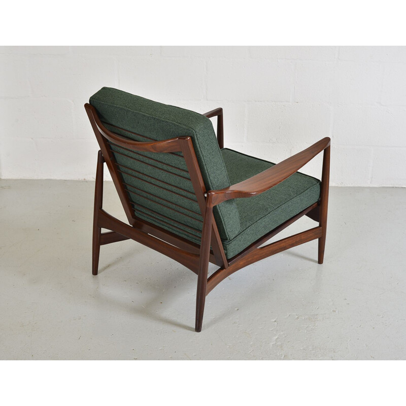 Vintage Range Afrormosia Model 6245 Teak Lounge Occasional Chair Ib Kofod Larsen G Plan E.Gomme Danish 1960s