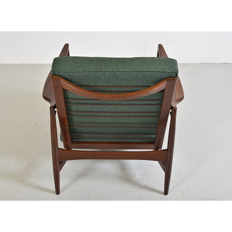 Vintage Range Afrormosia Model 6245 Teak Lounge Occasional Chair Ib Kofod Larsen G Plan E.Gomme Danish 1960s