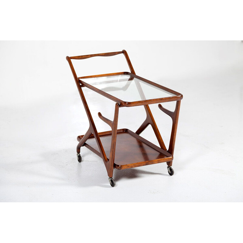 Mid-Century Serving Trolley by Cesare Lacca for Cassina, 1950s