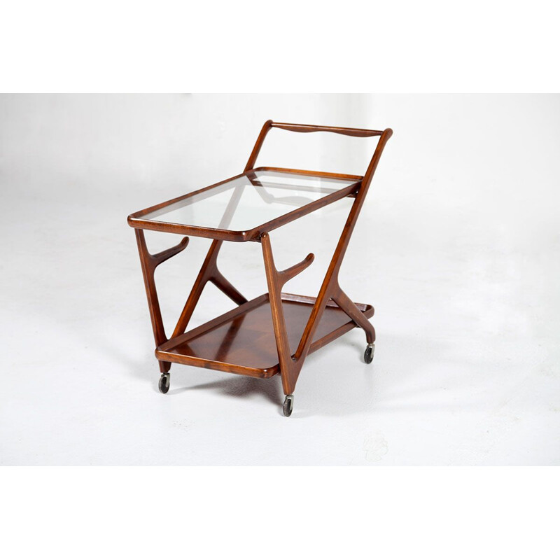 Mid-Century Serving Trolley by Cesare Lacca for Cassina, 1950s