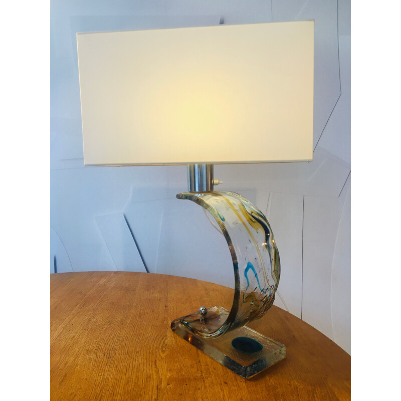 Vintage glass murano lamp