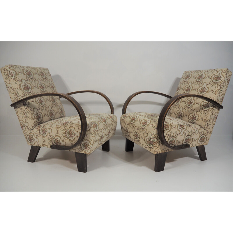 Pair of Vintage Armchairs by Thonet, 1950s