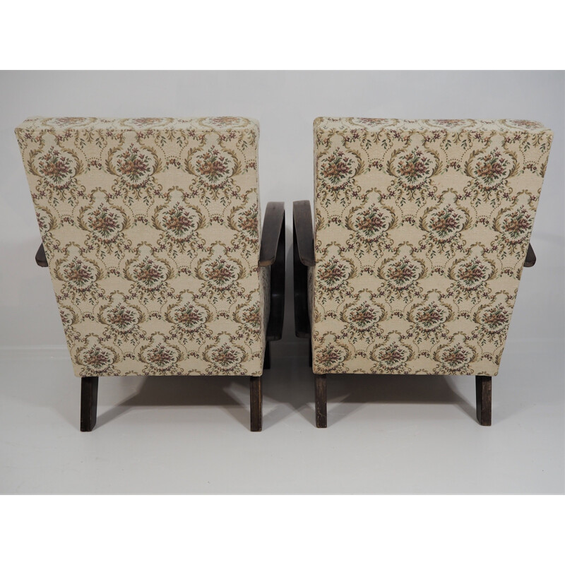 Paire de fauteuils vintage de Thonet 1950