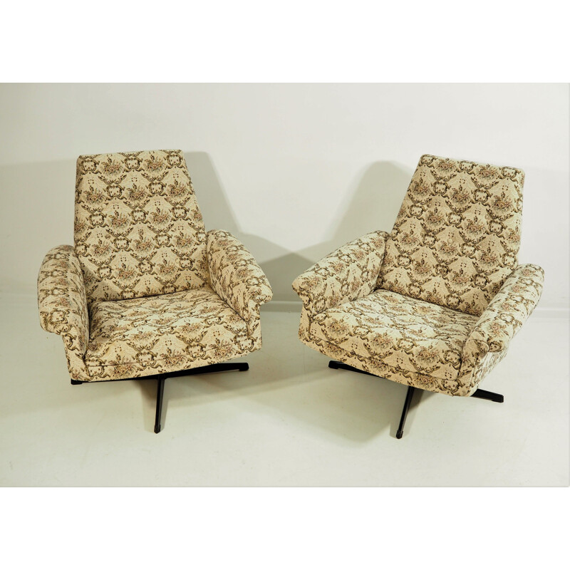 Paire de fauteuils vintage 1970
