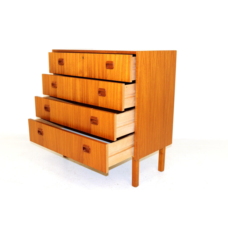 Vintage teak chest of drawers, Sweden 1960