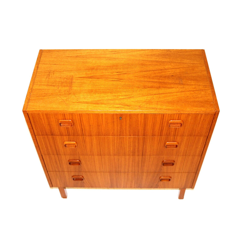 Vintage teak chest of drawers, Sweden 1960