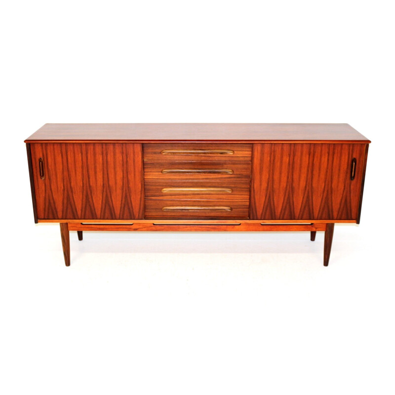 Vintage Cortina rosewood highboard, Nils Jonsson for Troeds, Sweden 1960