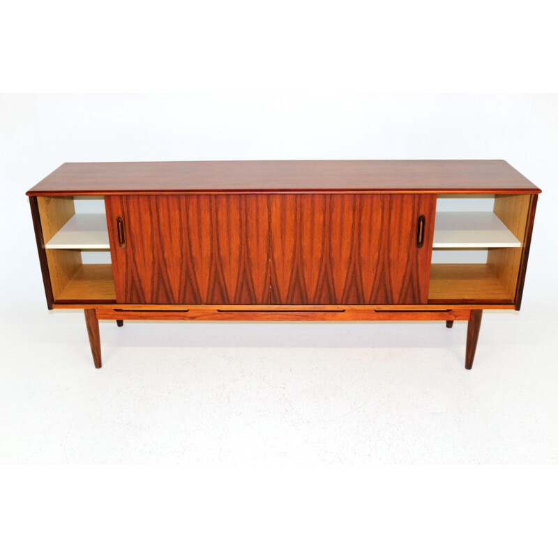 Vintage Cortina rosewood highboard, Nils Jonsson for Troeds, Sweden 1960