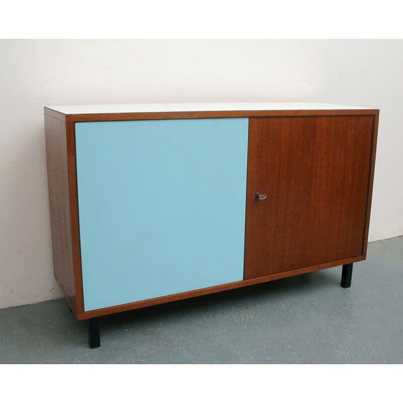 Little vintage highboard in teak and formica 1960s