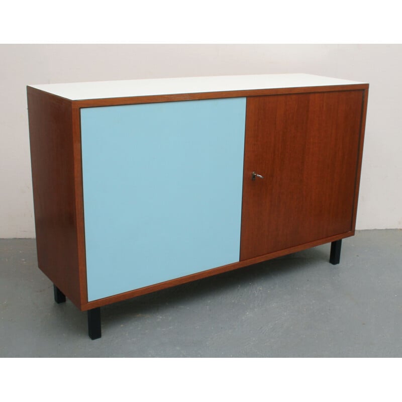 Little vintage highboard in teak and formica 1960s