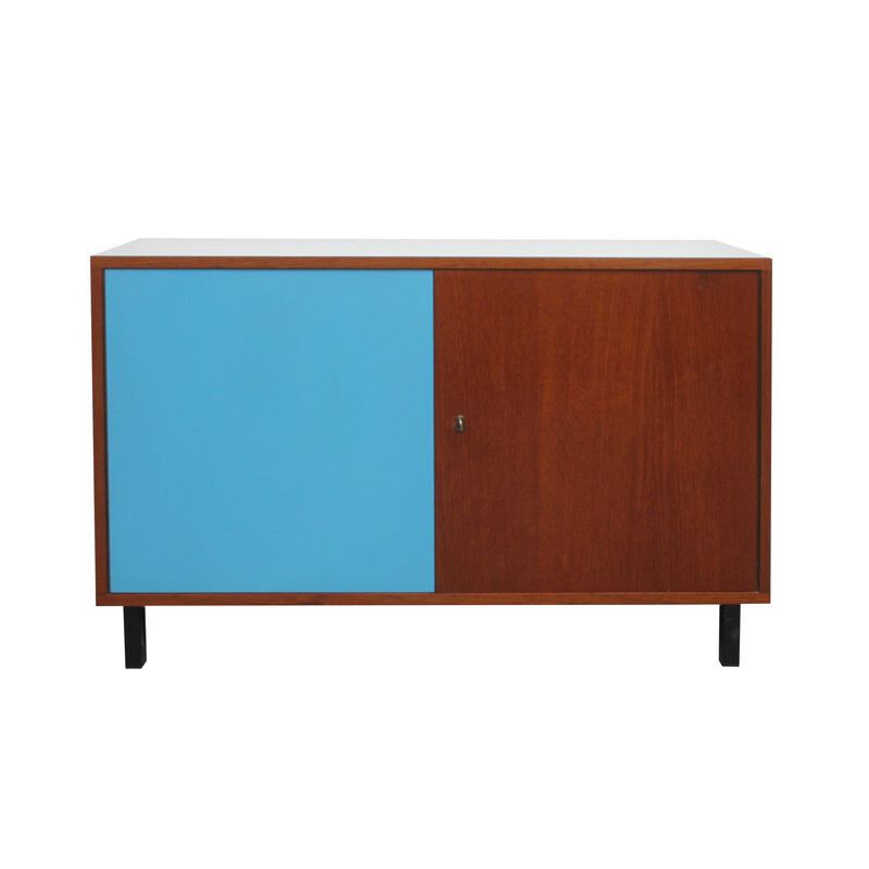 Little vintage highboard in teak and formica 1960s