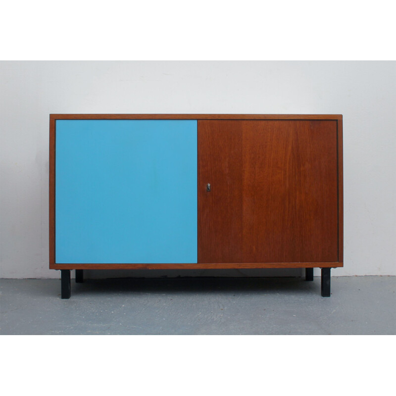 Little vintage highboard in teak and formica 1960s