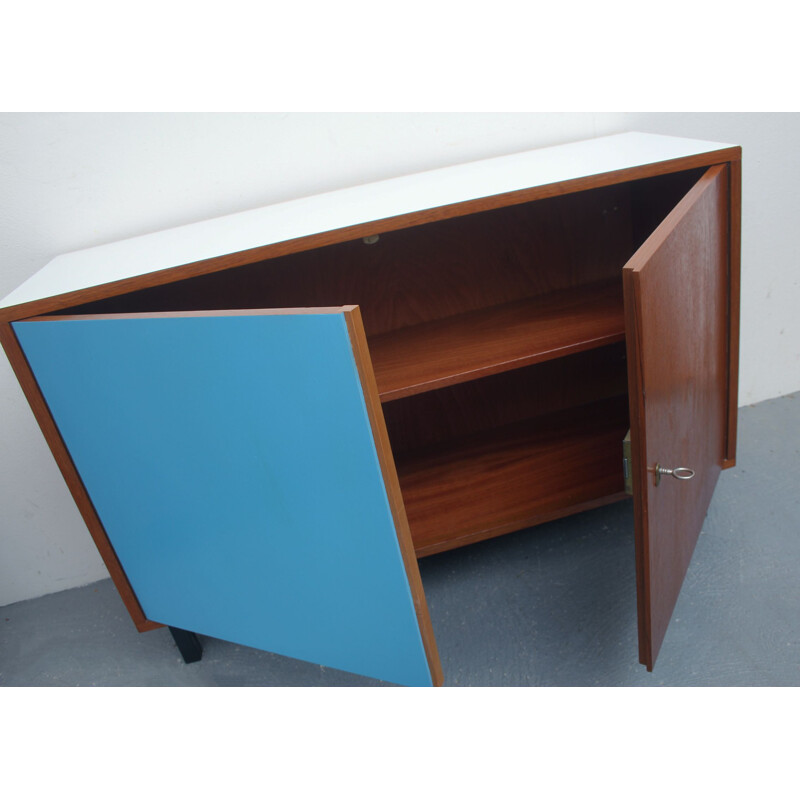 Klein vintage teak en formica buffet 1960