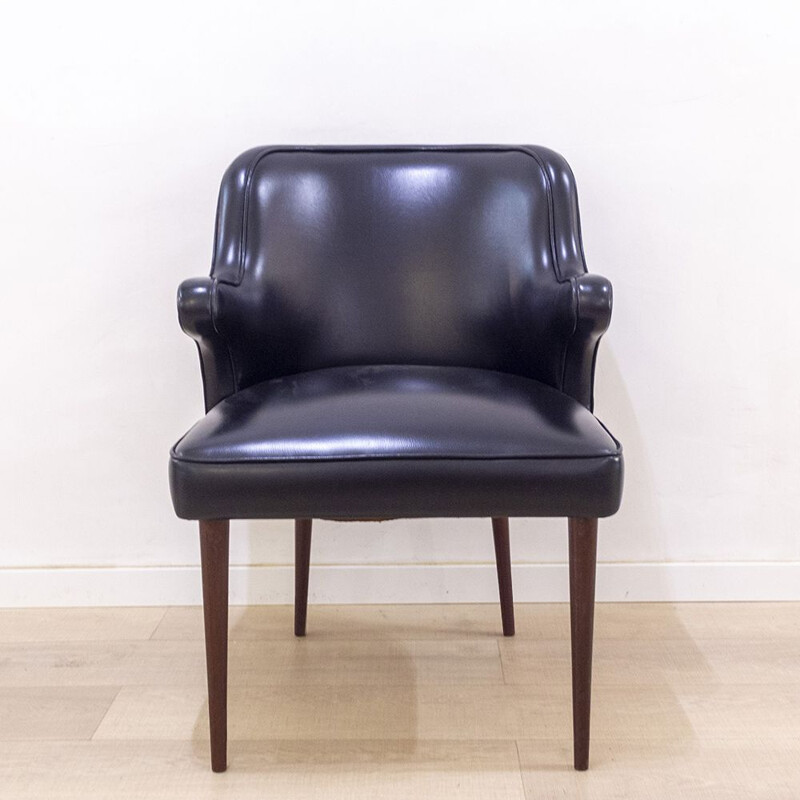 Vintage-Sessel aus Kunstleder
