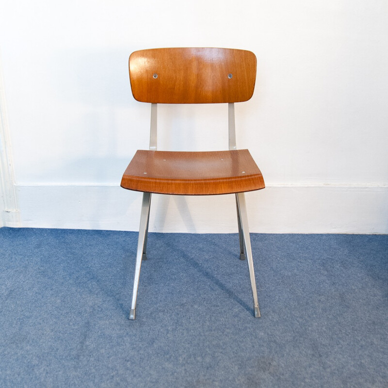 Ahrend de Cirkel "Result" chair in metal and wood, Friso KRAMER - 1960s