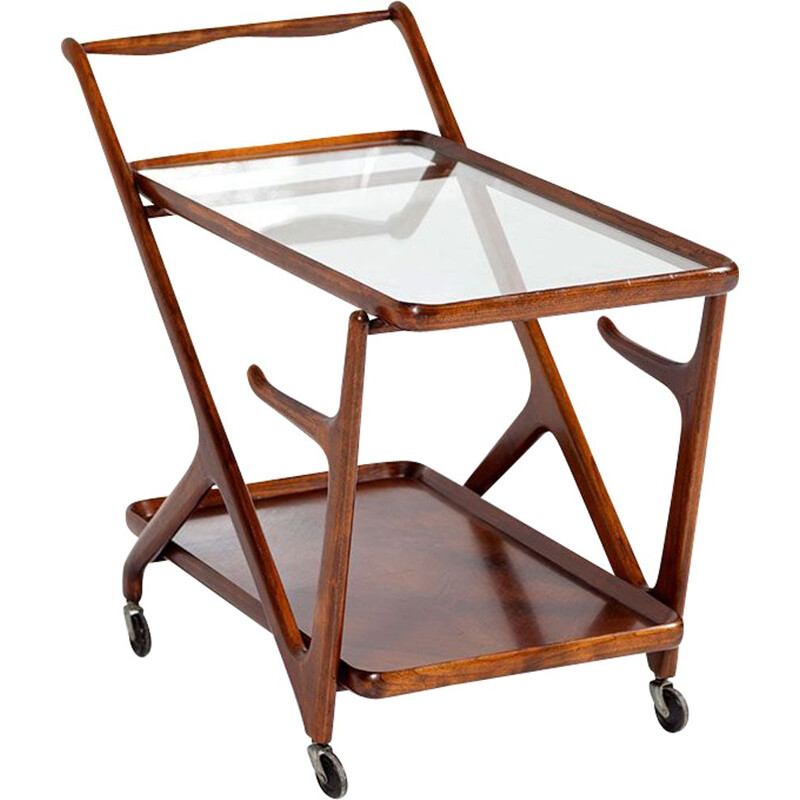 Mid-Century Serving Trolley by Cesare Lacca for Cassina, 1950s