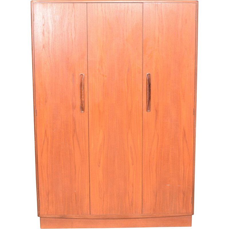 Vintage three doors teak cabinet restored G Plan Fresco by Viktor Wilkins 1960