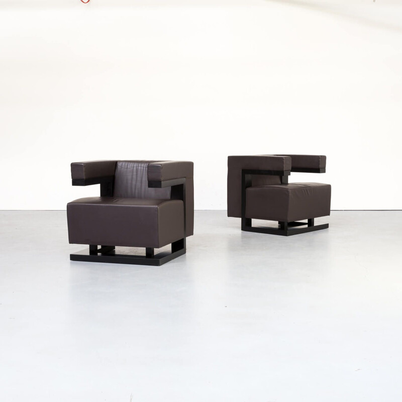 Pair of vintage Walter Gropius 'F51 armchair' for Tecta