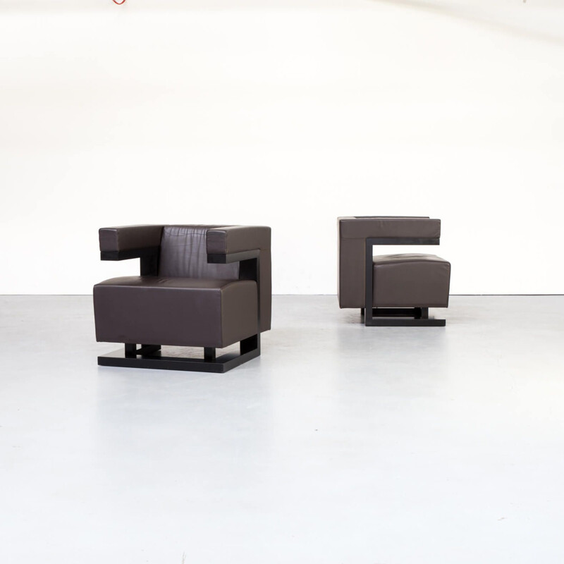 Pair of vintage Walter Gropius 'F51 armchair' for Tecta