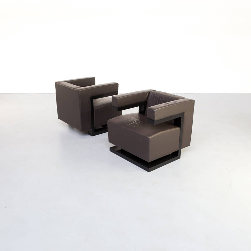 Pair of vintage Walter Gropius 'F51 armchair' for Tecta