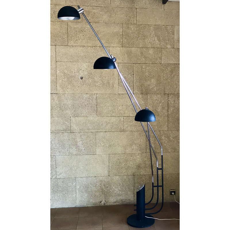 Vintage 3-branch floor lamp by Franco Marchetti, Italy 1970