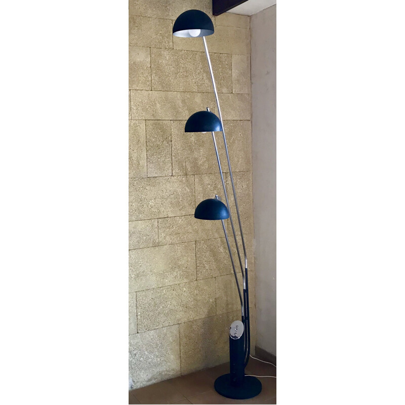 Vintage 3 tak vloerlamp van Franco Marchetti, Italië 1970