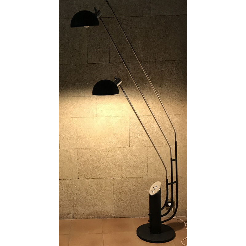Vintage 3-branch floor lamp by Franco Marchetti, Italy 1970