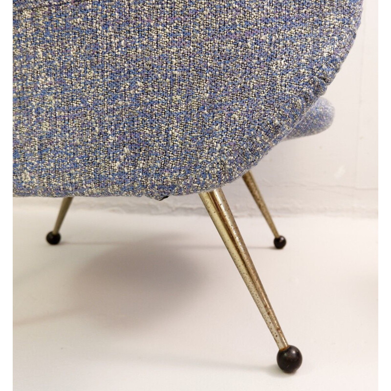 Paar Vintage Sessel Modell Martingale Produziert Von Arflex Marco Zanusso