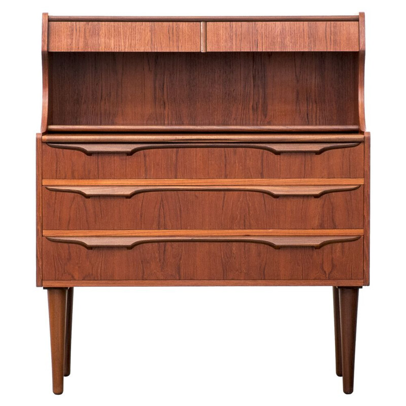 Mid-century teak secretaire by Klaus Okholm for Trekanten danish