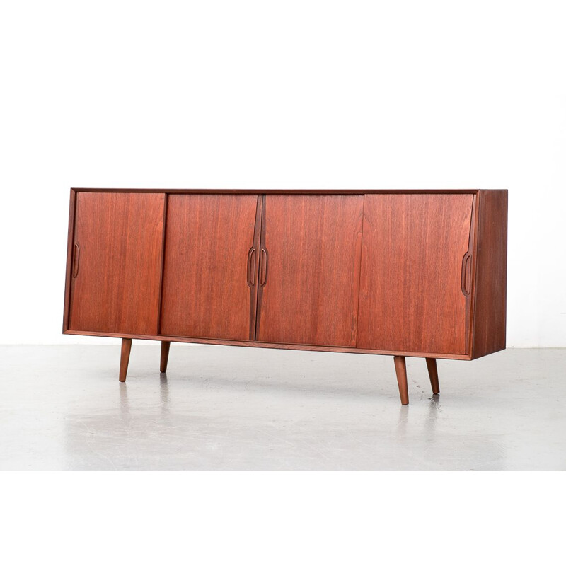 Mid-century teak sideboear by P. Westgaard Mobekfabrik danish