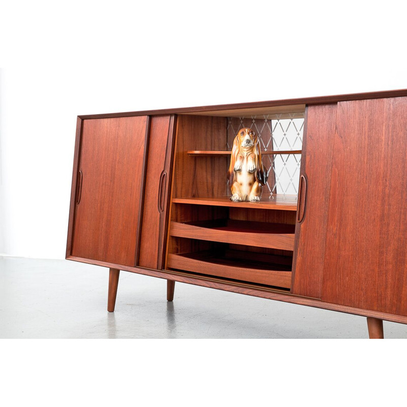 Mid-century teak sideboear by P. Westgaard Mobekfabrik danish