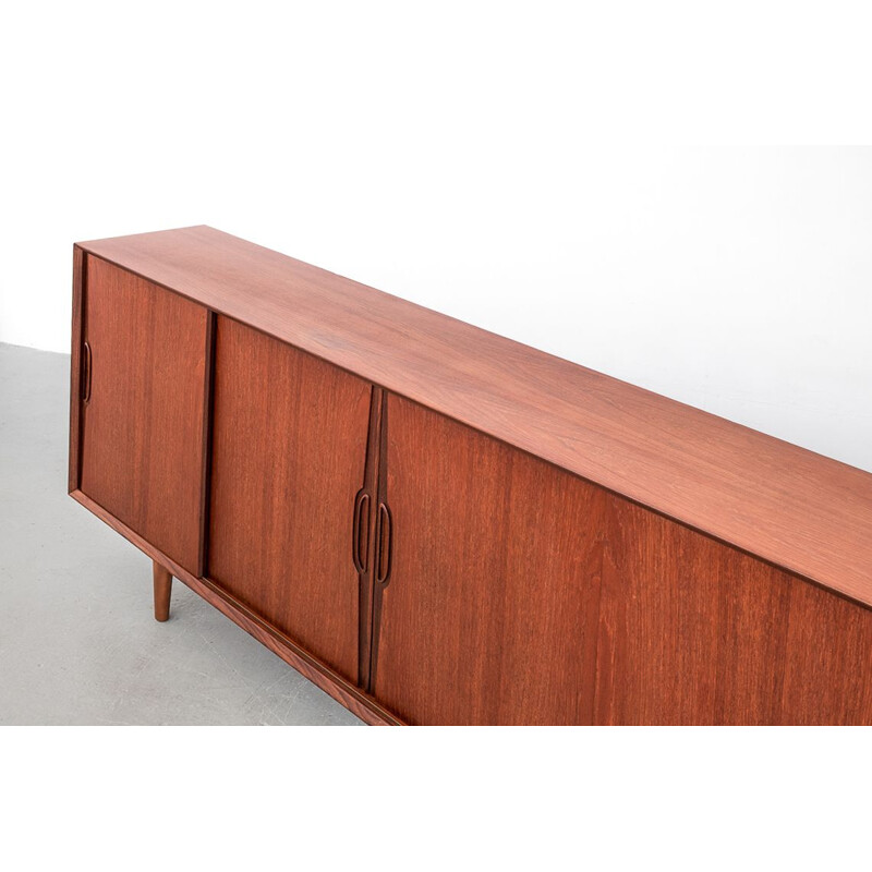 Mid-century teak sideboear by P. Westgaard Mobekfabrik danish