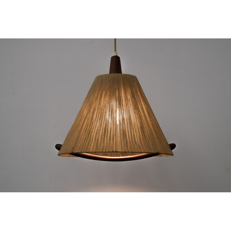 Vintage hanging lamp type 324 by Temde Leuchten