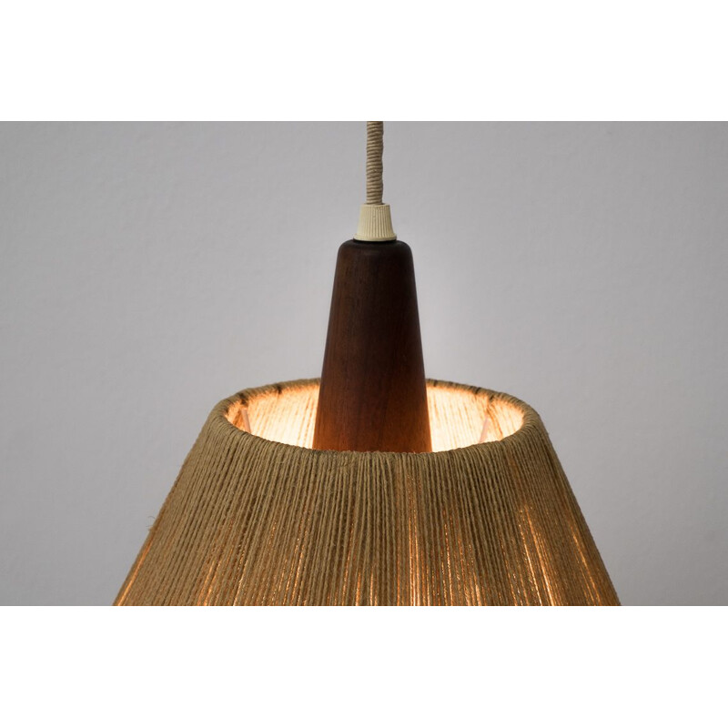 Vintage hanging lamp type 324 by Temde Leuchten