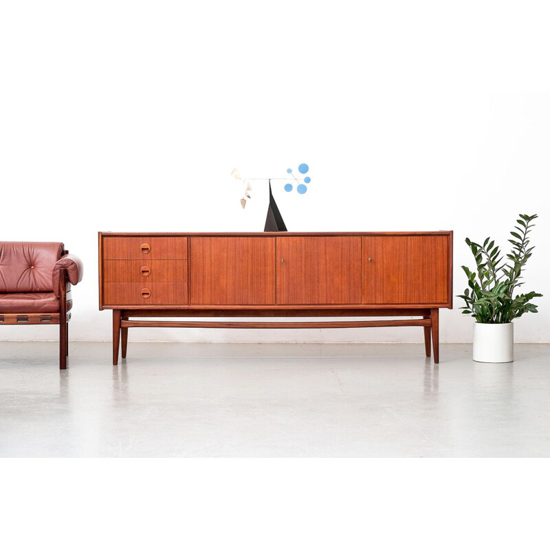 Midcentury teak sideboard by Bartels Werke germany 1960s