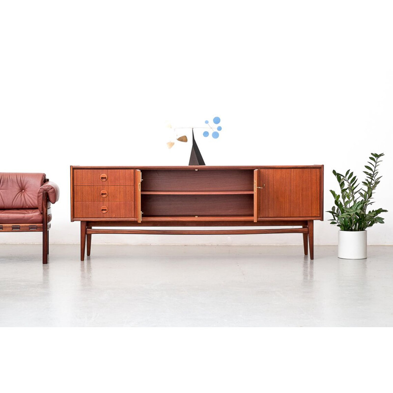 Midcentury teak sideboard by Bartels Werke germany 1960s