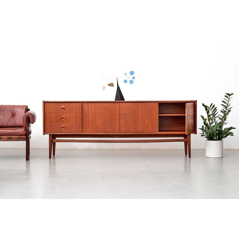 Midcentury teak sideboard by Bartels Werke germany 1960s