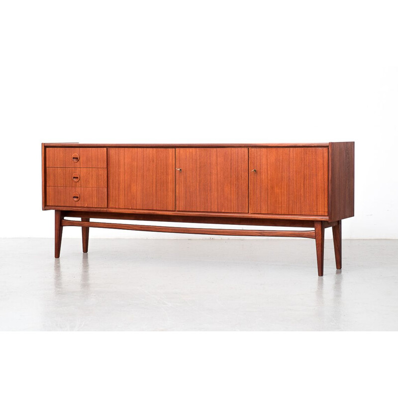 Midcentury teak sideboard by Bartels Werke germany 1960s