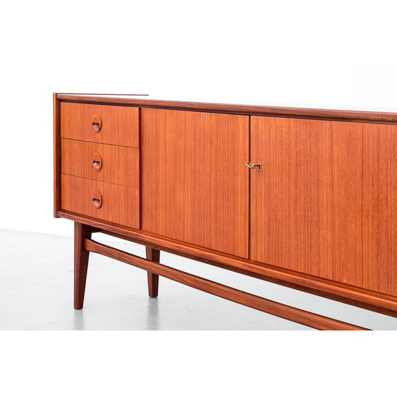 Midcentury teak sideboard by Bartels Werke germany 1960s