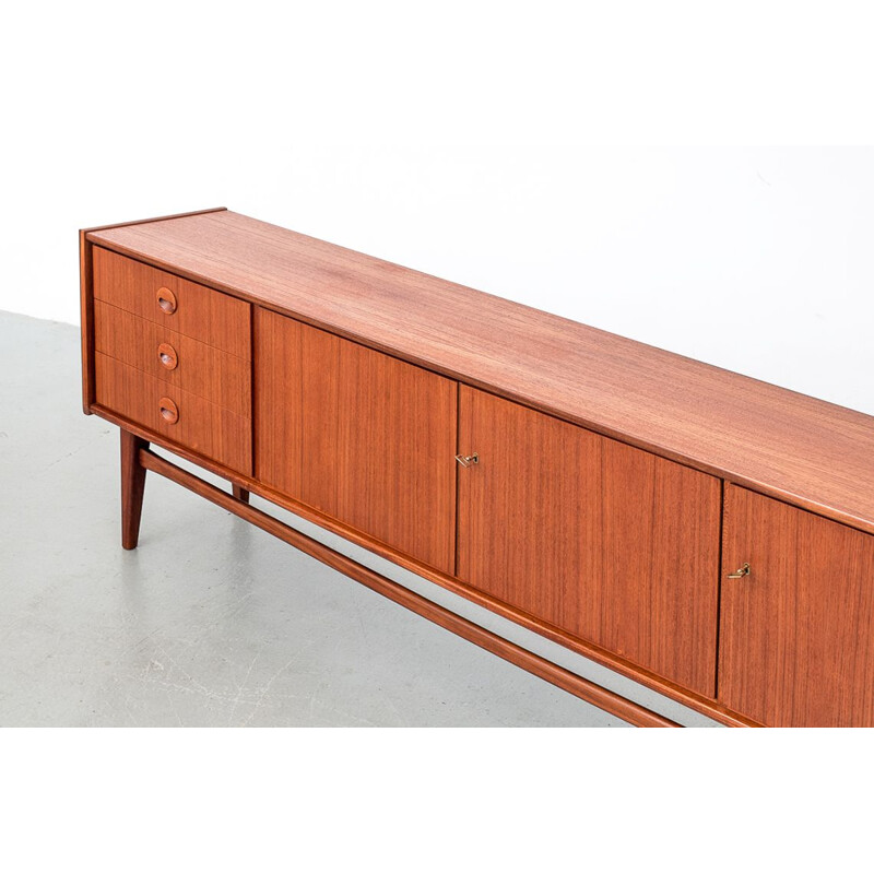 Midcentury teak sideboard by Bartels Werke germany 1960s