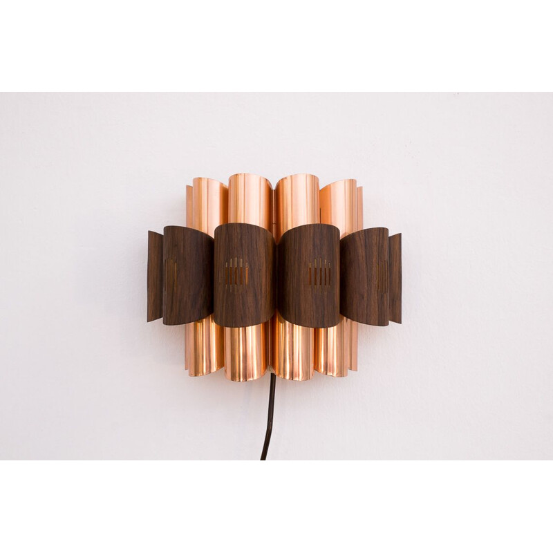 Vintage wall lamp by Werner Hugo August Schou 1960s