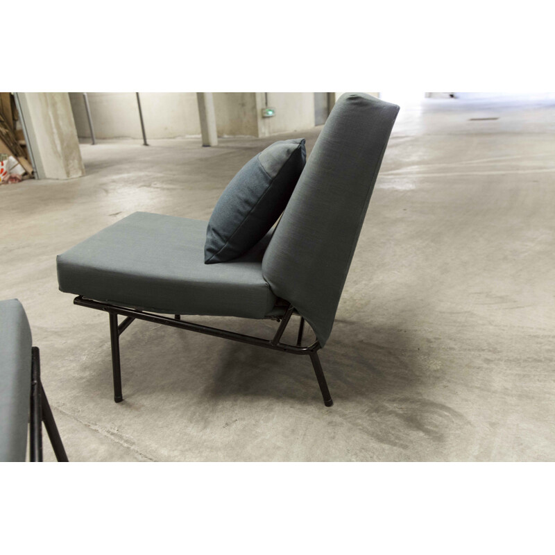 Vintage 2-seater G10 bench by Pierre Guariche for Airborne