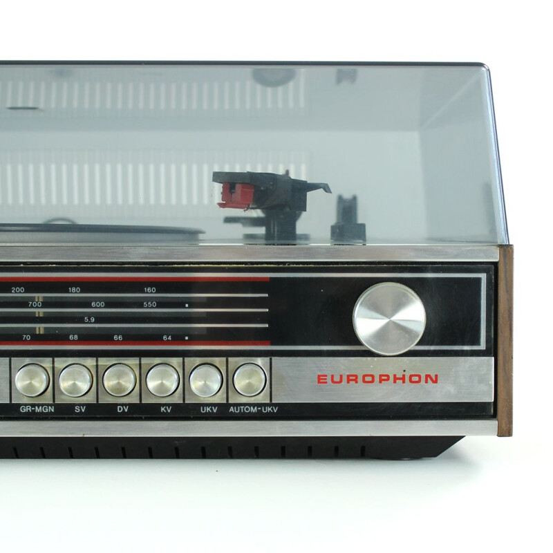 Gramophone Radio vintage Europhone Rdg 3000, Italy  1970