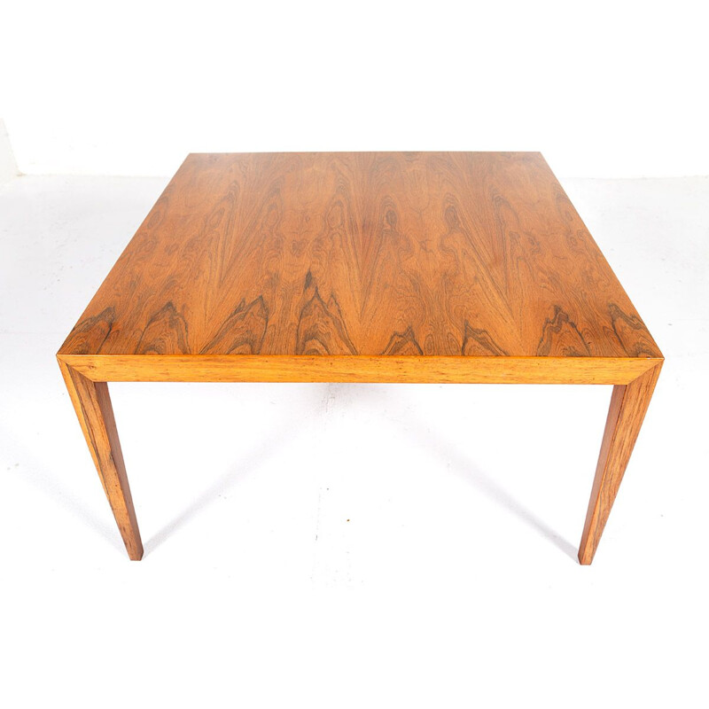 Large Teak Coffee Table by Severin Hansen for Haslev Møbelsnedkeri, 1960s