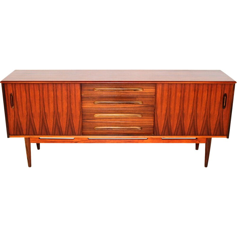 Vintage Cortina rosewood highboard, Nils Jonsson for Troeds, Sweden 1960