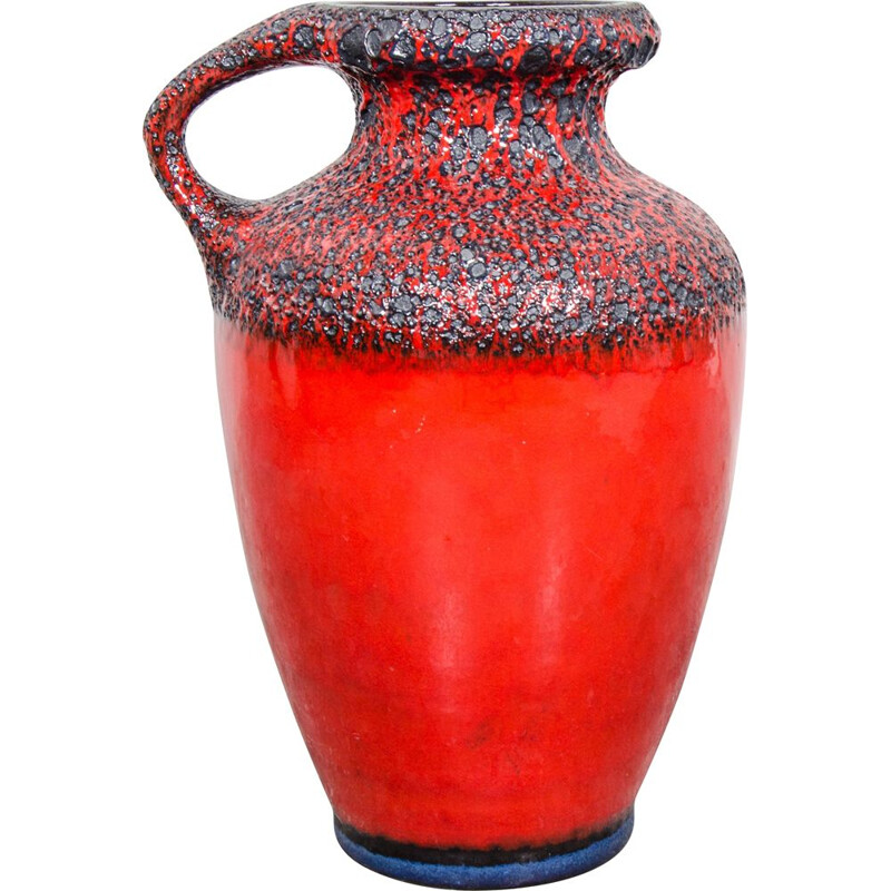 Große Vase Brutalist Vintage 1970