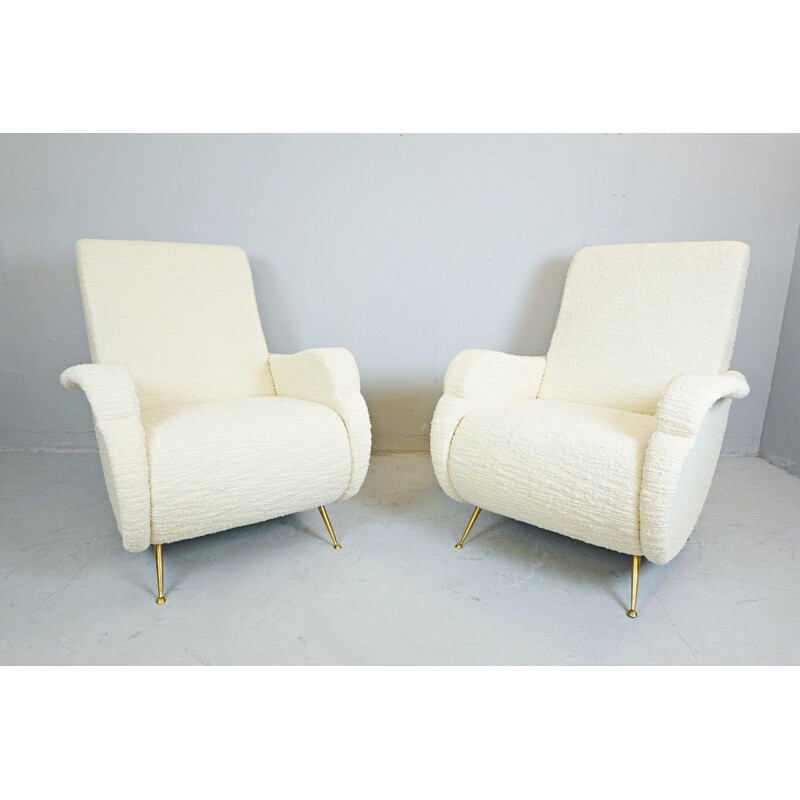 Pair of vintage armchairs Italian