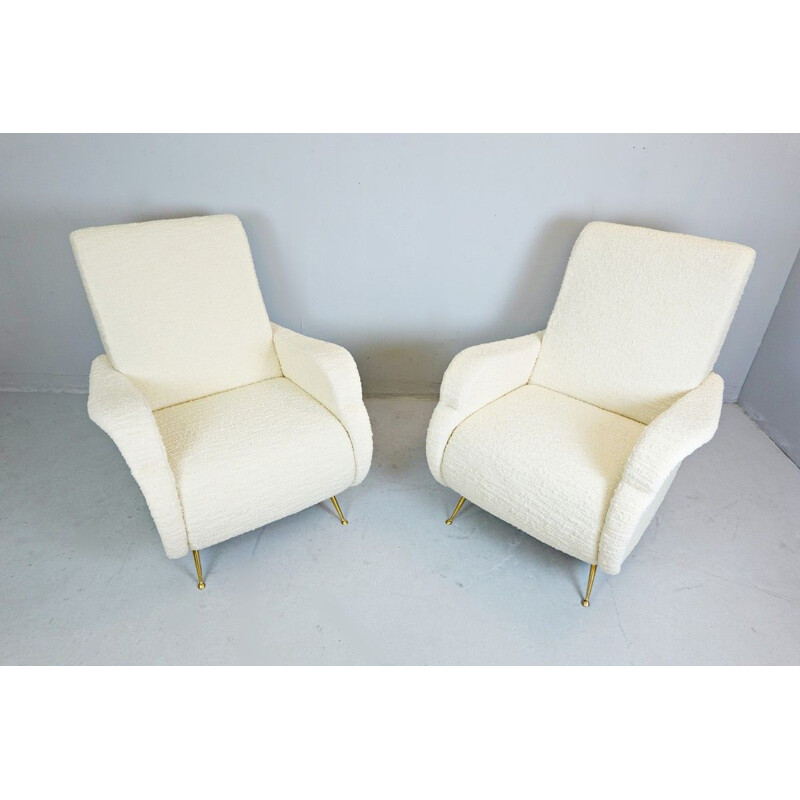 Pair of vintage armchairs Italian