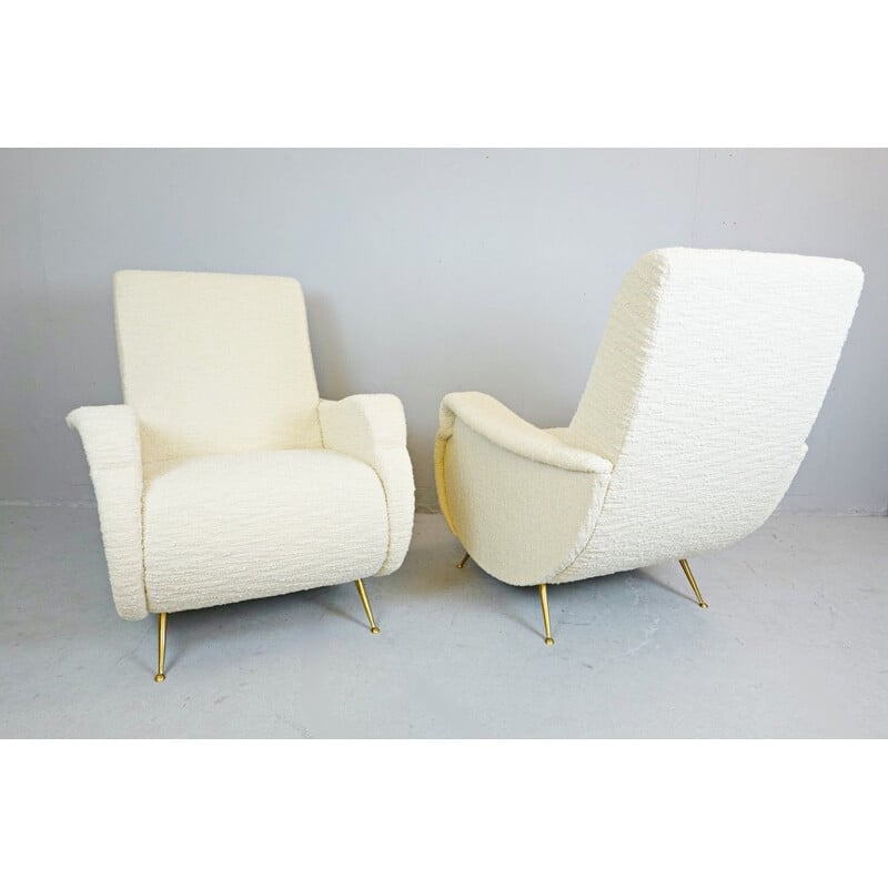 Pair of vintage armchairs Italian
